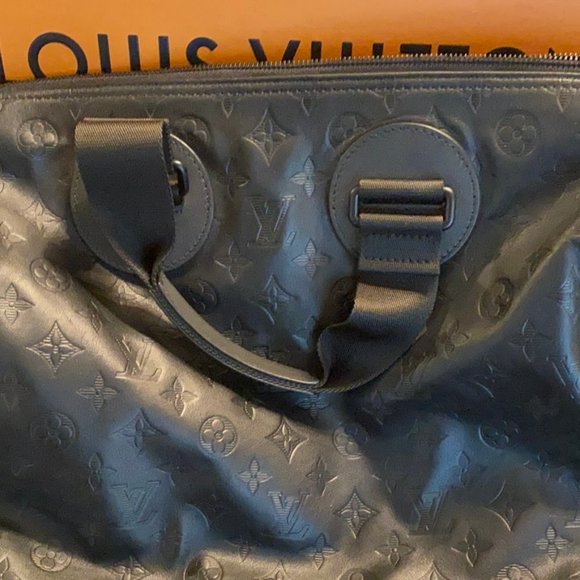 Louis Vuitton Speedy Bandouliere Bag Limited Edition Shadow Noir Leather 40 - Picture 1 of 3